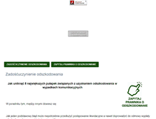 Tablet Screenshot of odszkodowaniadirect.pl